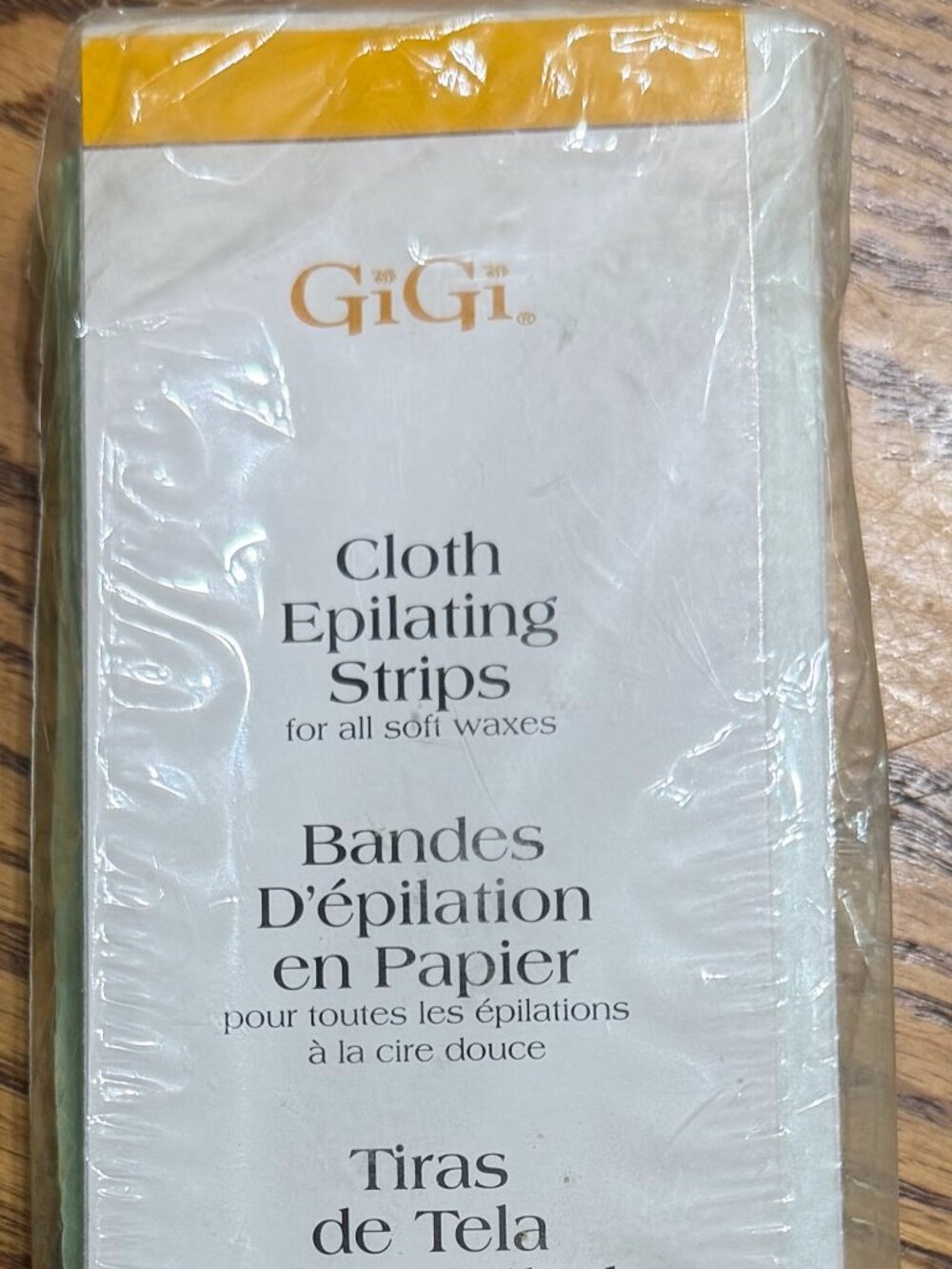 (60 out of 100) GiGi Large Cloth Epilating Strips for all Soft Wax Open Package